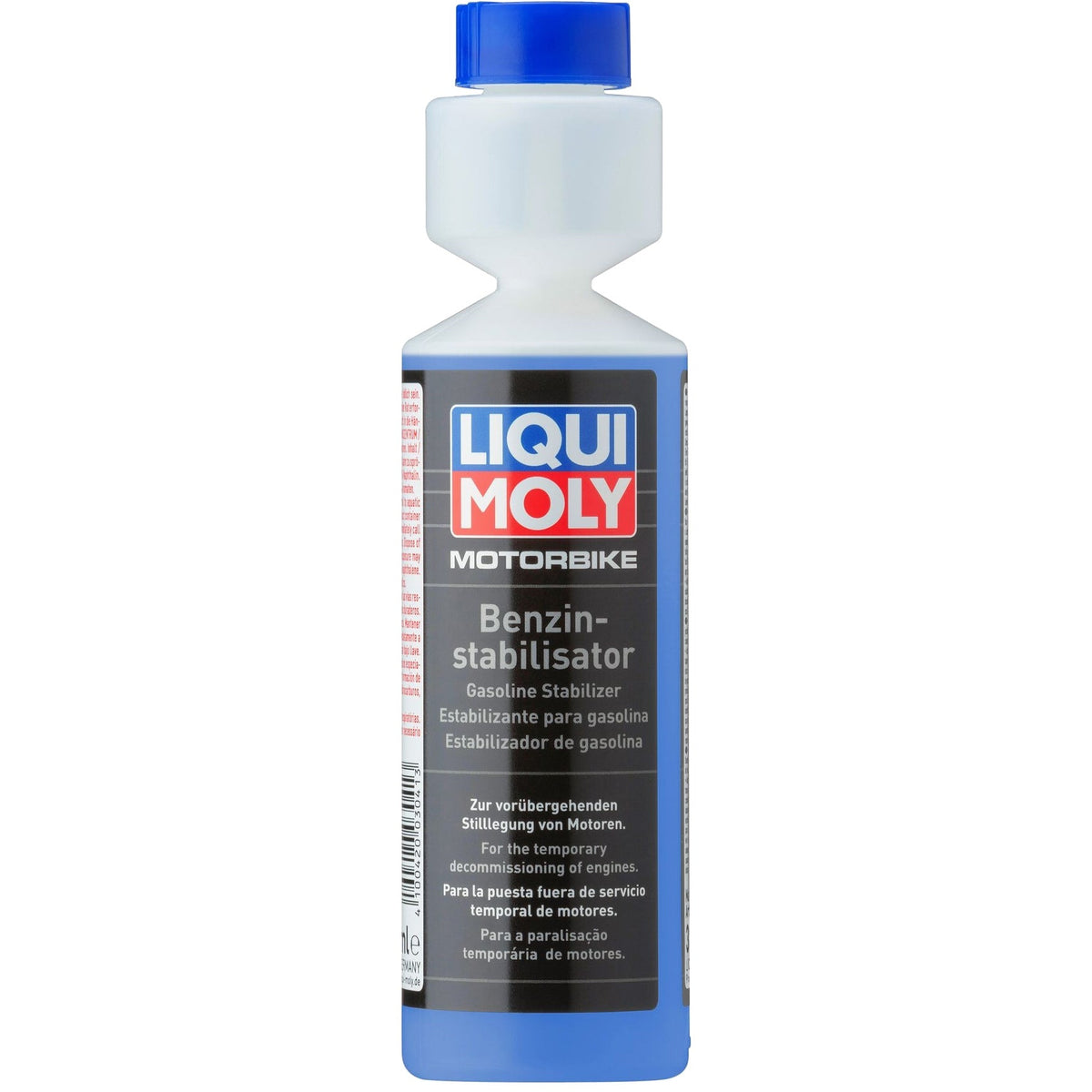 LIQUI MOLY BIKE FUEL STABILIZER PETROL ADDITIVE TREAT 50L FUEL 250ML 3