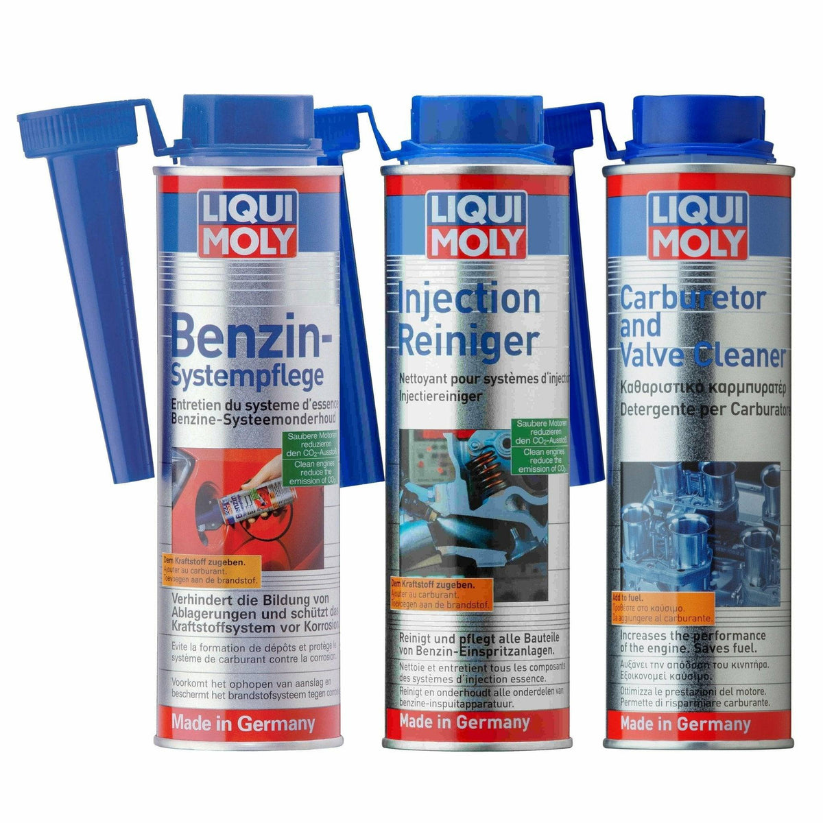 Liqui Moly Injection Cleaner + Fuel Treatment + Carb and Valve Cleaner –  World of Lubricant