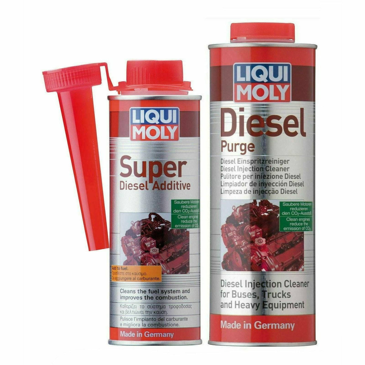 LIQUI MOLY Service Kit Super Diesel 300ml & Diesel Purge 500ml – World of  Lubricant