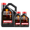 5W30 C2 Fully Synthetic Engine Motor Oil Toyota Honda Motul 8100 Eco-Clean 101545
