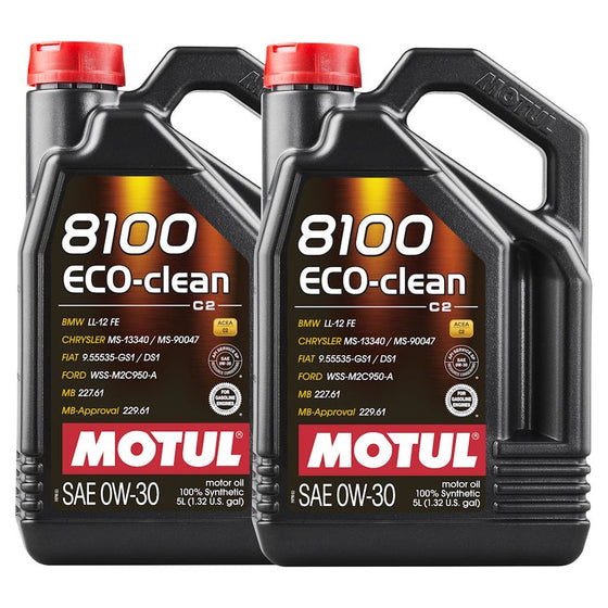 Motul 8100 Eco-Clean 0w-30 0w30 Fully Synthetic Car Engine Oil 102889