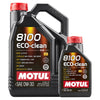 Motul 8100 Eco-Clean 0w-30 0w30 Fully Synthetic Car Engine Oil 102889