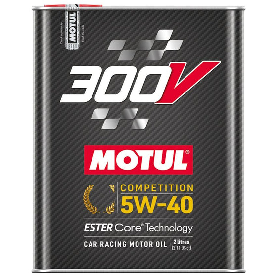 Motul 300V Competition Fully Synthetic Motorsport 5W40 Engine Oil 2L 110817
