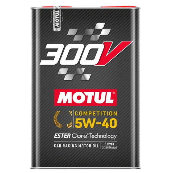 Motul 300V COMPETITION 5W40 MOTOR OIL FULLY SYNTHETIC ENGINE OIL 110818