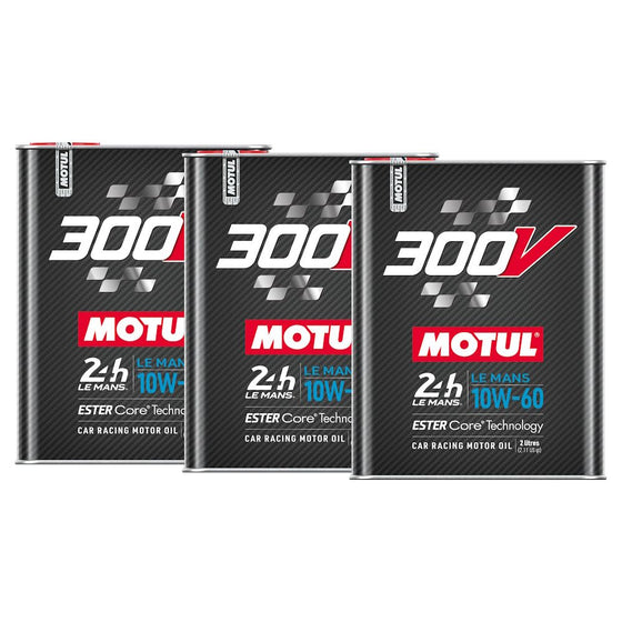 Motul 300V Le Mans 10W60 2L – Fully Synthetic ESTER Racing Engine Oil (110864)