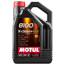  Motul 8100 X-Clean+ EFE 0W-30 C3 Fully Synthetic Engine Oil 111678