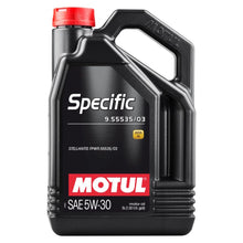 Motul Specific 9.55535/03 5W-30 Fully Synthetic Engine Oil PSA B71 2297 5L 113664