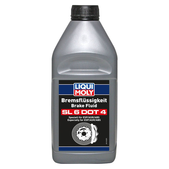 Liqui Moly SL6 Brake Fluid DOT 4 Synthetic based for Brake & Clutch 1 litre 21168