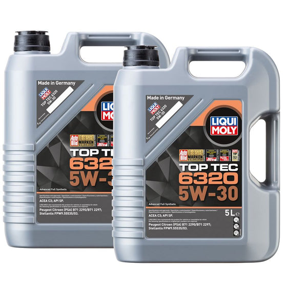 Liqui Moly Top Tec 6320 5w30 Stellantis C3 Peugeot Engine Oil 23167