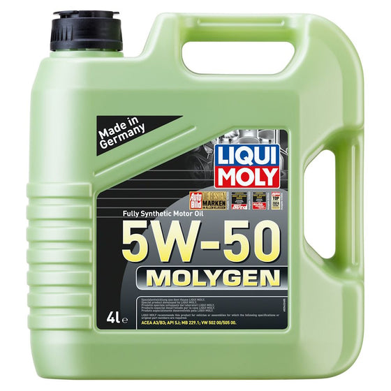 Liqui Moly 5W50 Fully Synthetic Molygen New Generation Acea A3/B3 2543