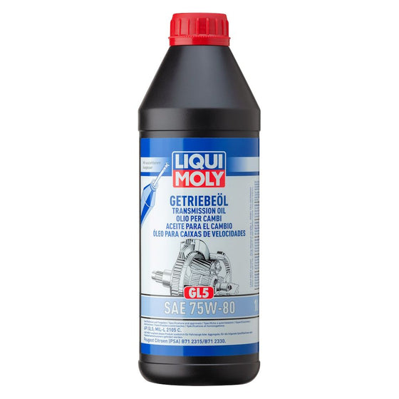 LIQUI MOLY HYPOID GEAR OIL SAE 75W80(GL5) 1L PEUGEOT/CITROEN