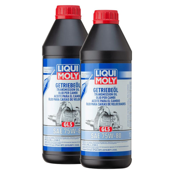 LIQUI MOLY HYPOID GEAR OIL SAE 75W80(GL5) 1L PEUGEOT/CITROEN