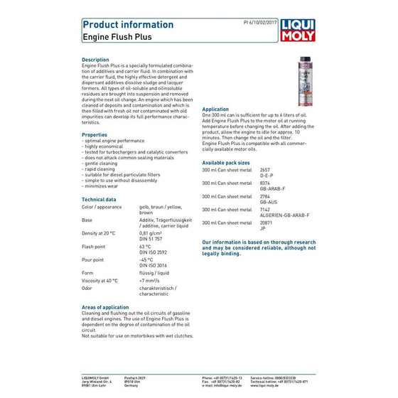 Liqui Moly Cera Tec Ceratec + Liqui Moly Engine Flush Plus 3721+8374