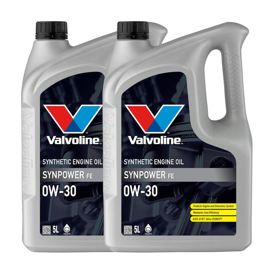 Valvoline Synpower FE SAE 0W30 Fully Synthetic Engine Oil Volvo Approved ACEA A5 B5 A7 B7 874310
