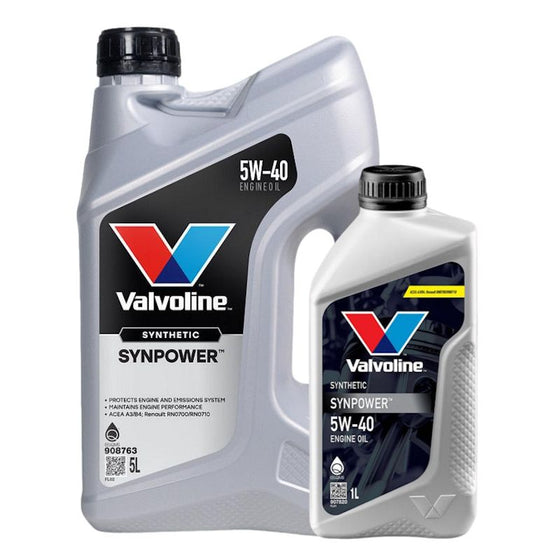 Valvoline 5W40 SYNPOWER MST C3 SYNTHETIC ENGINE OIL A3/B4 Renault Approved 908763