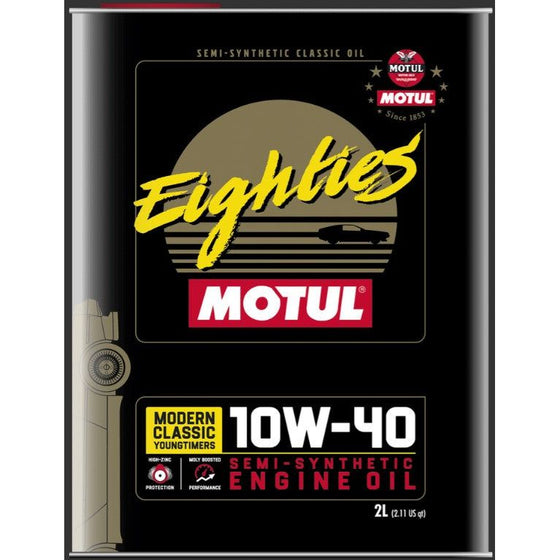 MOTUL EIGHTIES Semi-synthetic Multigrade engine oil 10W40 110619
