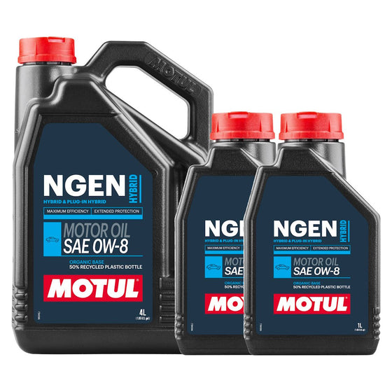 Motul NGen Hybrid 0W8 Semi-Synthetic Engine Oil 1L – JASO GLV-1 For Mazda Toyota