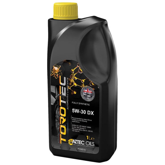 AZTEC TOROTEC ENGINE OIL 5W-30 DX LL-04, 229.51/229.52, 505.01 PCM010