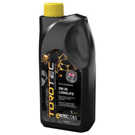 Aztec Torotec Fully Synthetic Engine Oil Longlife 5W-30 AUDI VW 504/507 PCM013