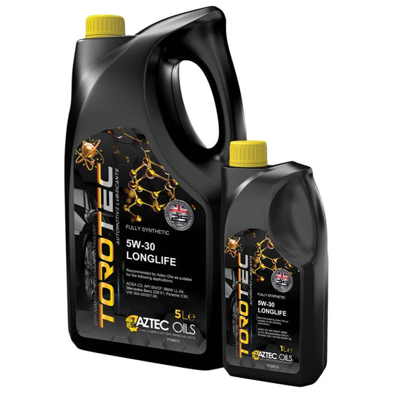 Aztec Torotec Fully Synthetic Engine Oil Longlife 5W-30 AUDI VW 504/507 PCM013