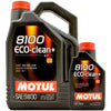 Motul 8100 Eco-Clean+ 5w-30 5w30 Fully Synthetic Car Engine Oil 1L 101584