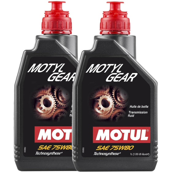 Motul Gearbox Motylgear 75W80 Semi-Synthetic Technosynthese Gear Oil 1L 105782