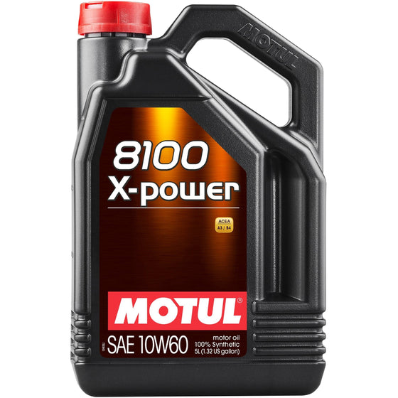 Motul 8100 X-Power 10w-60 10w60 Fully Synthetic Engine Oil 106144