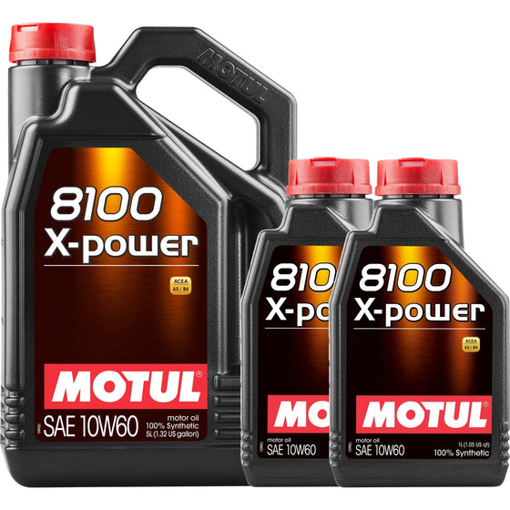 Motul 8100 X-Power 10w-60 10w60 Fully Synthetic Engine Oil 106144