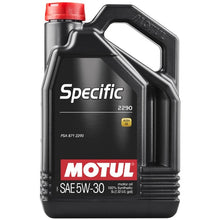  Motul Specific PSA 2290 5w-30 5w30 Fully Synthetic Engine Oil 109325