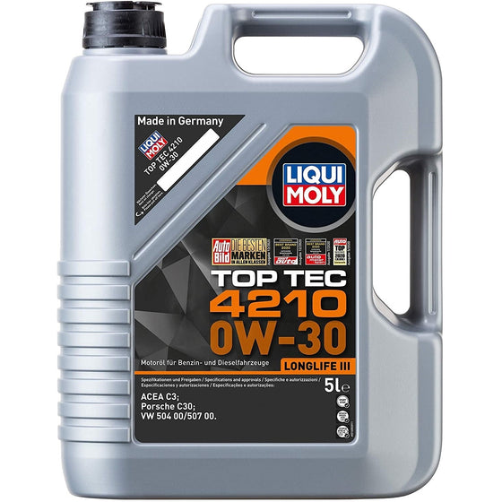 Liqui Moly - Top Tec 4200 5w30 Fully Syn Engine Oil - for VW504.00