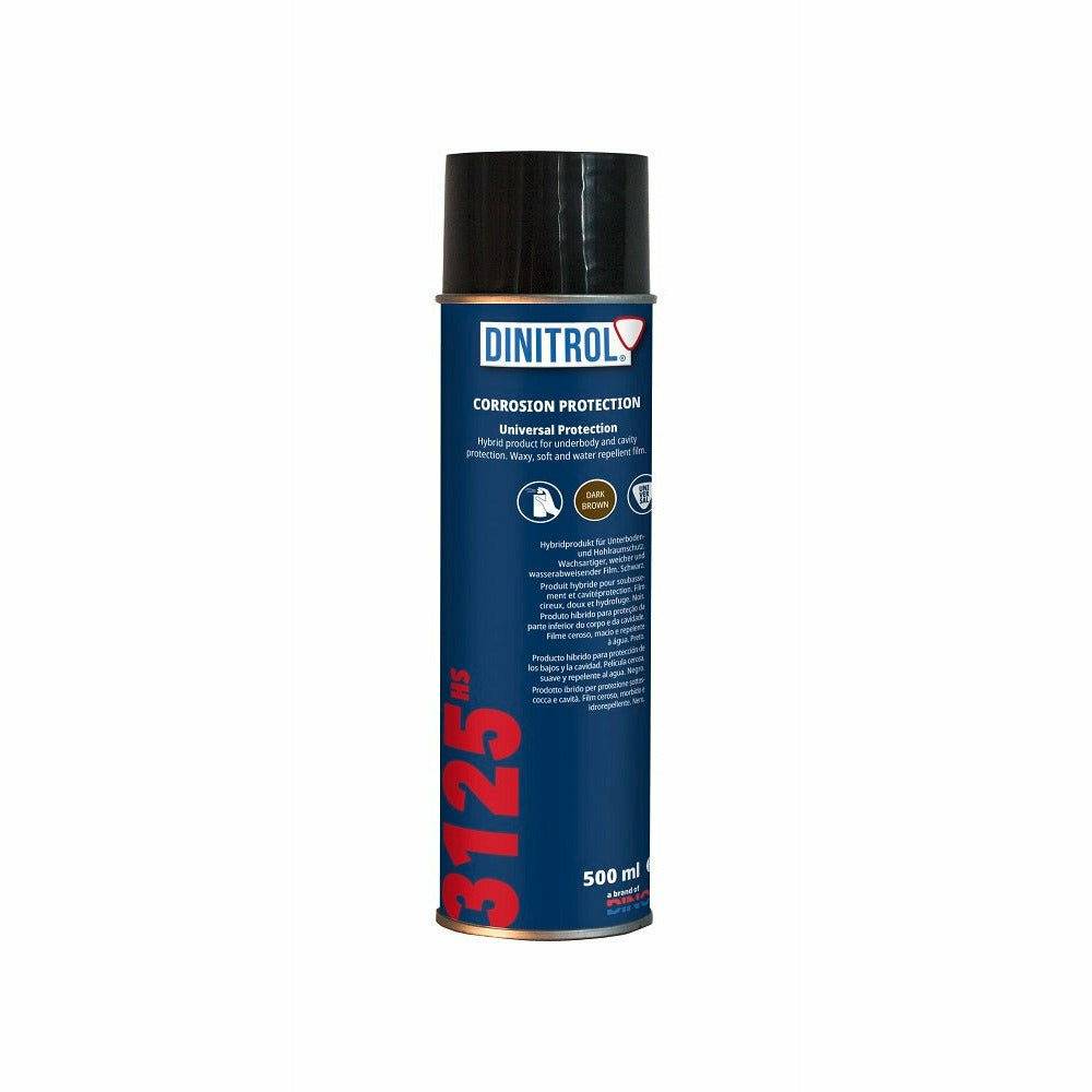 Dinitrol 3125 HS Rust Proofing Cavity Wax 500ML Car Aerosol Dark Brown ...