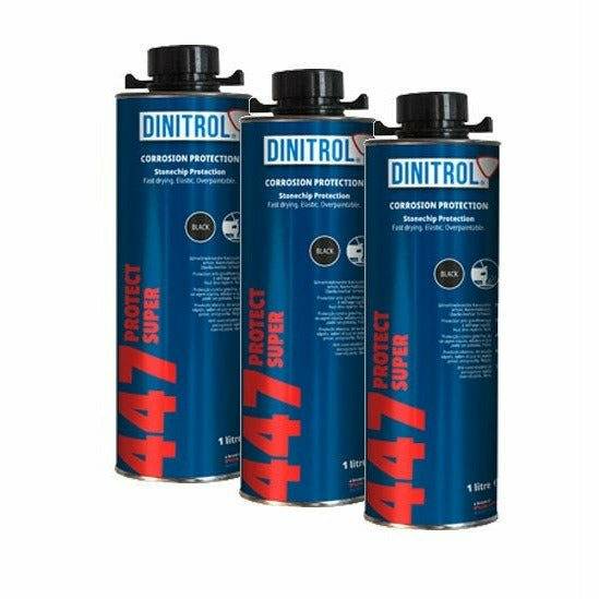 Dinitrol 447 Grey Black Rubber Based Rust Proofing Stone Chip 1 Litre 1101301 - World of Lubricant
