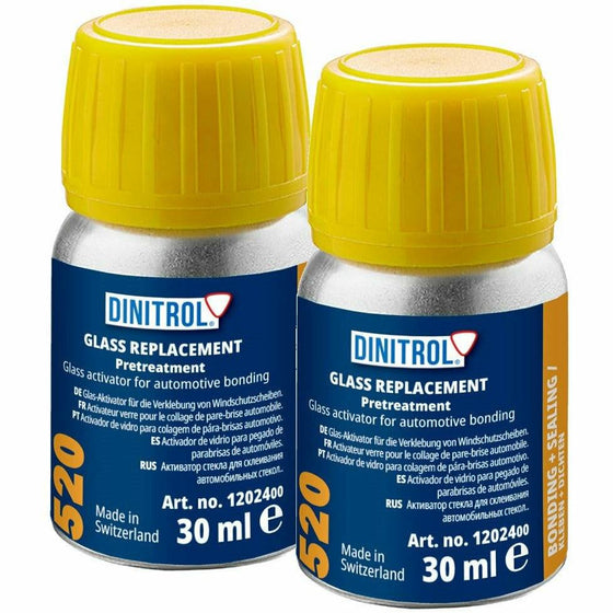 DINITROL 520 WINDSCREEN FITTING ADHESIVE GLUE 30ML CLEANER ACTIVATOR 1202400 - World of Lubricant