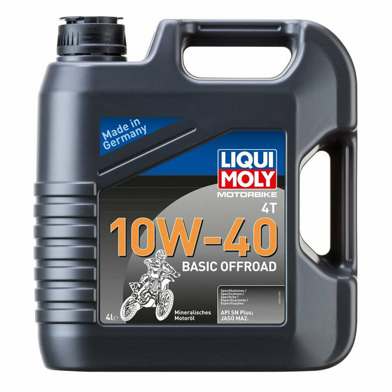 Liqui Moly 10W40 Motorbike Engine Oil 4T Basic Off Road 4 Stroke 3062 - World of Lubricant
