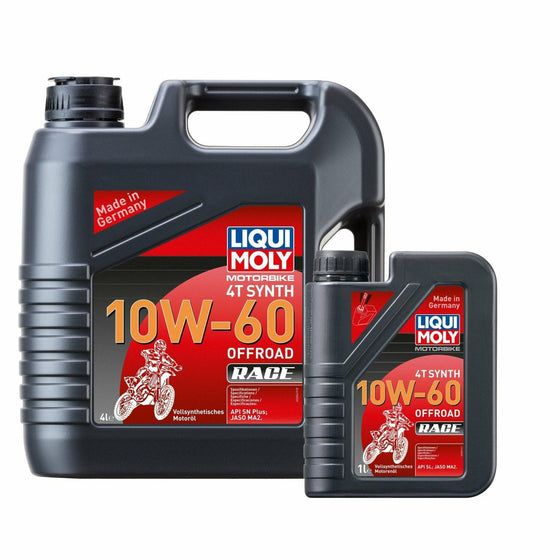 Liqui Moly 10W60 Motorbike 4T Fully Synthetic Engine Oil Off Road Race 3054 - World of Lubricant