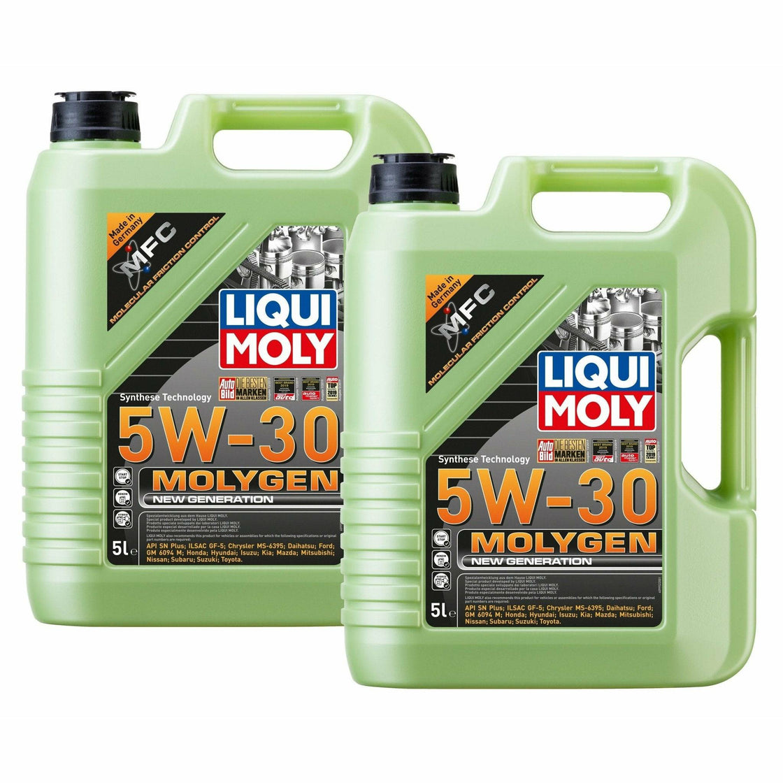 Liqui Moly MOLYGEN NEW GENERATION Synthesis technology 5W-30 5 Liters ...