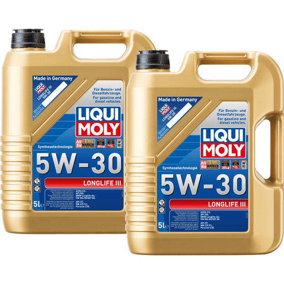 Liqui Moly 5W30 LongLife III Engine Oil Synthetic ACEA C3 BMW VW Porsc –  World of Lubricant