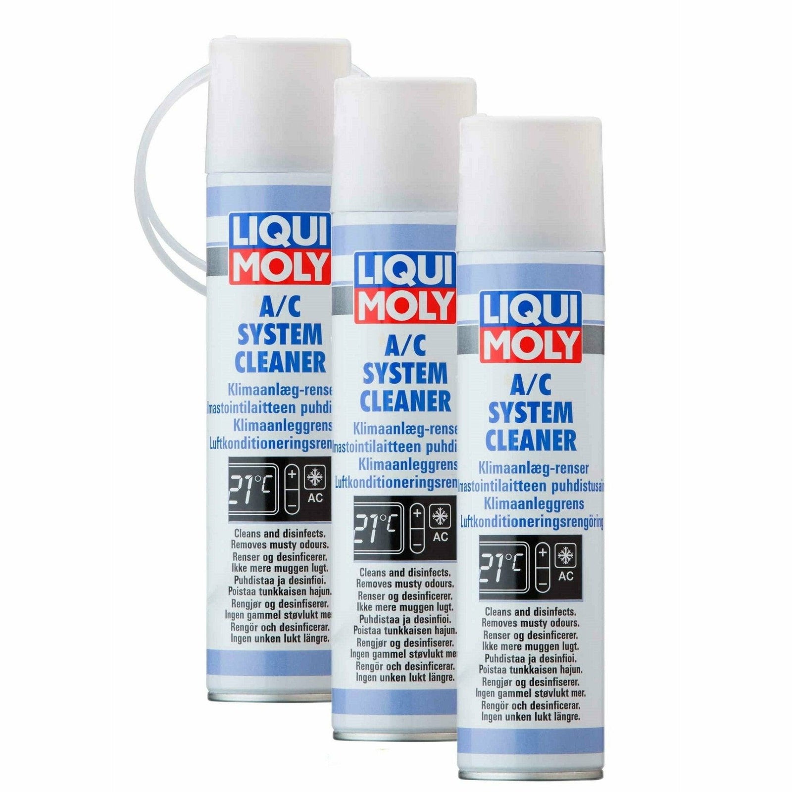 Liqui Moly A/C System Cleaner Spray, Remove Bacteria & Mold 250ml 4087 ...