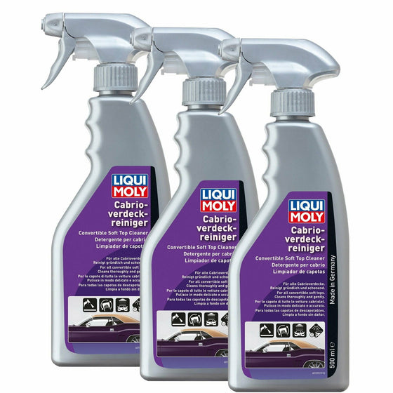 Liqui Moly Convertible Soft Top Cleaner Fabric Rag Top 500ml 1593 - World of Lubricant