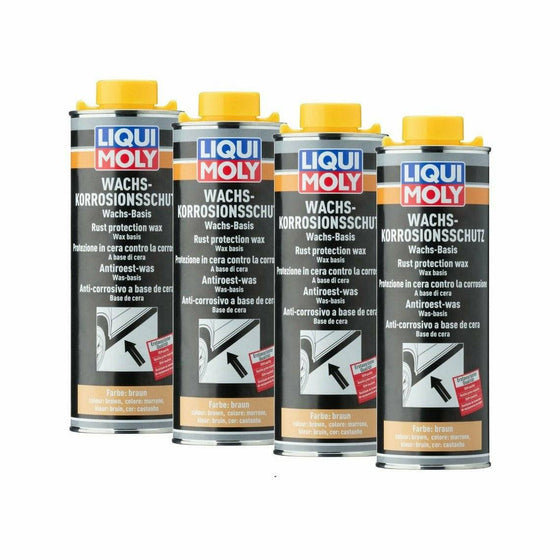 LIQUI MOLY HIGH SOLIDS RUST PROOFING CAVITY WAX 1L ENGINE PROTECTION BROWN 6104 - World of Lubricant