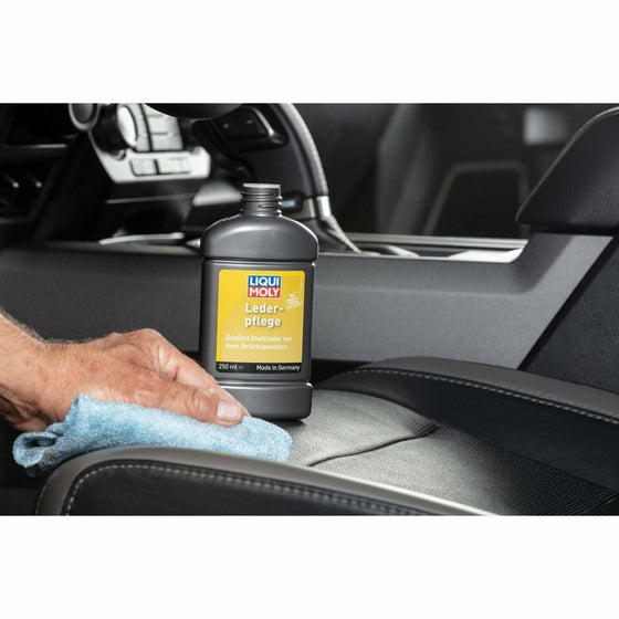 Liqui Moly Leather Care Preserves Protects Leather Conditioner 250ml 1554 - World of Lubricant