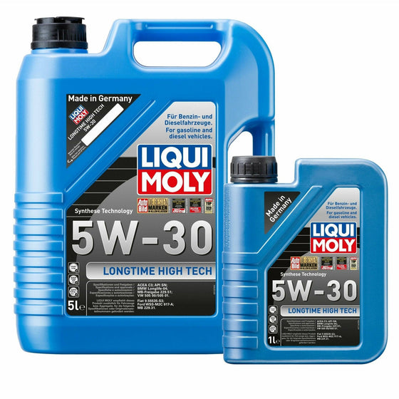 Liqui Moly Longtime High Tech 5W30 Engine Oil Premium Low Friction Oil 9507 - World of Lubricant