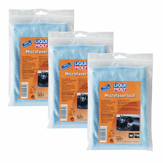 Liqui Moly Microfiber Cloth Excellent Cleaning Effect & Absorption 1651 - World of Lubricant