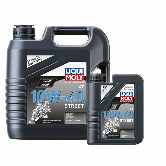 Liqui Moly Motorbike 10W40 Engine Oil 4T Street Synthetic Technology 1243 - World of Lubricant
