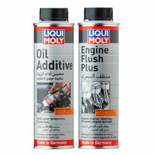  Liqui Moly Oil Additive MoS2 Engine Flush Plus Petrol and Diesel Service Kit 2591+8374 - World of Lubricant