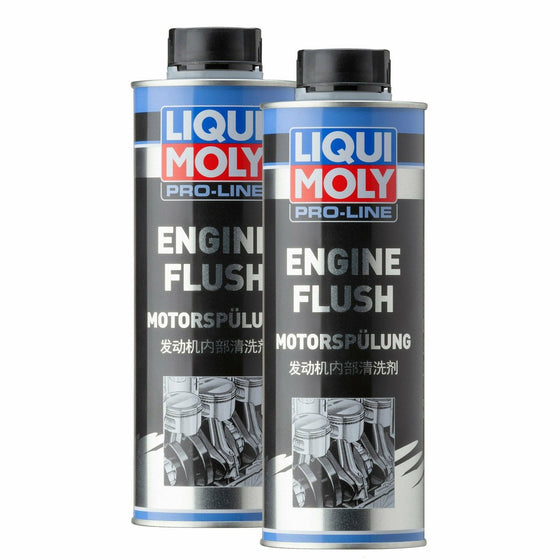 Liqui Moly Pro-Line Petrol and Diesel Engine Flush Additives 500ml 2427