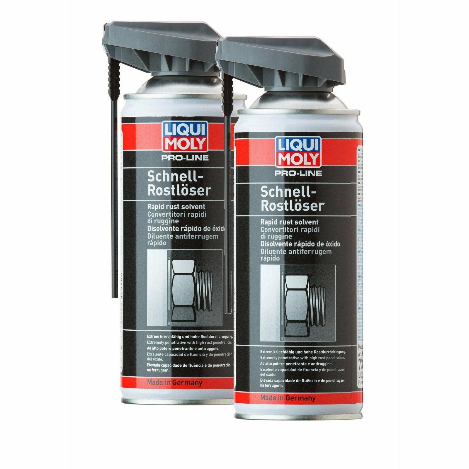 Liqui Moly Rapid Rust Solvent Pro Line 400ML Dissolves Rust Dirt 7390 ...
