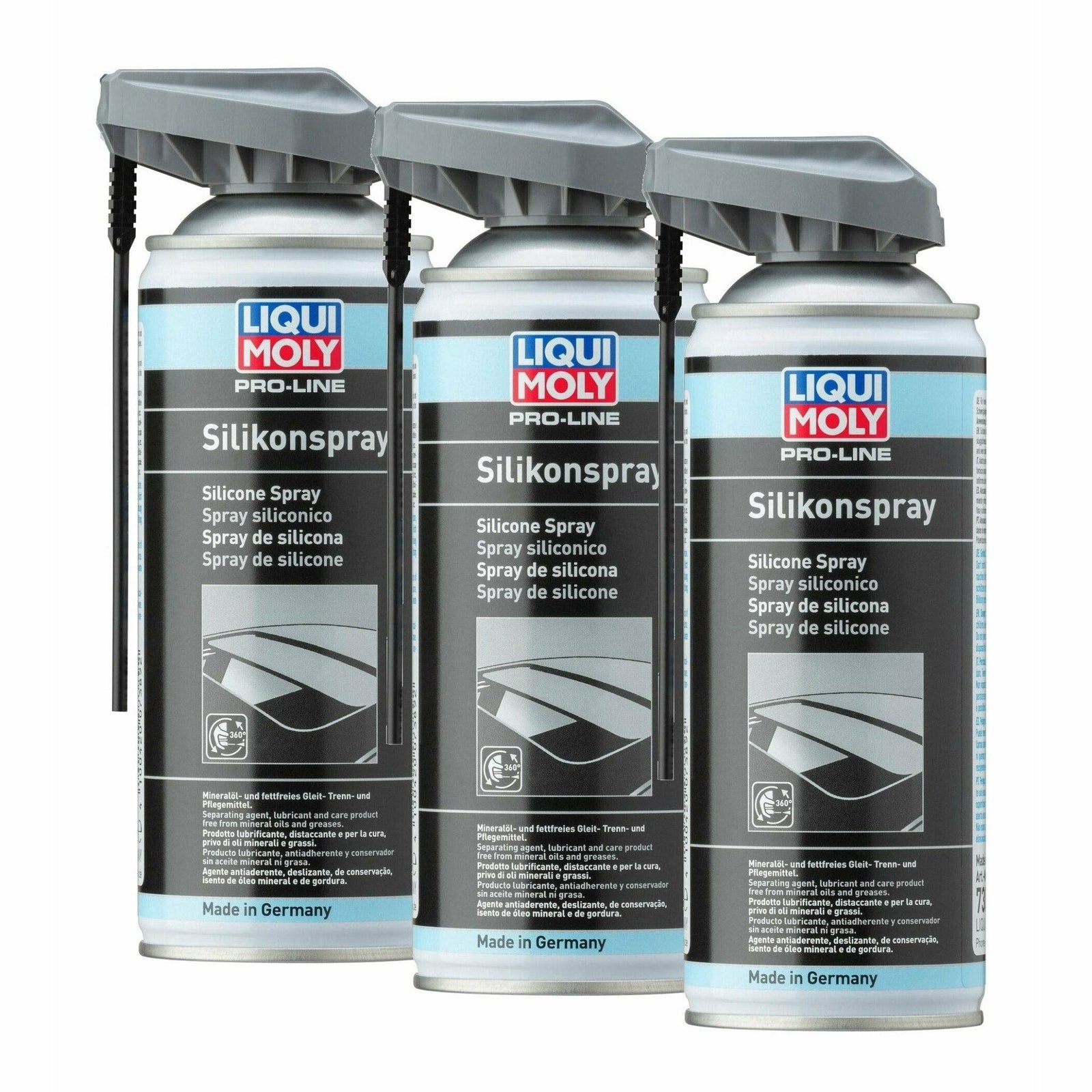 Liqui Moly Silicone Spray ProLine 400ML Grease Interior Exterior Use 7 ...