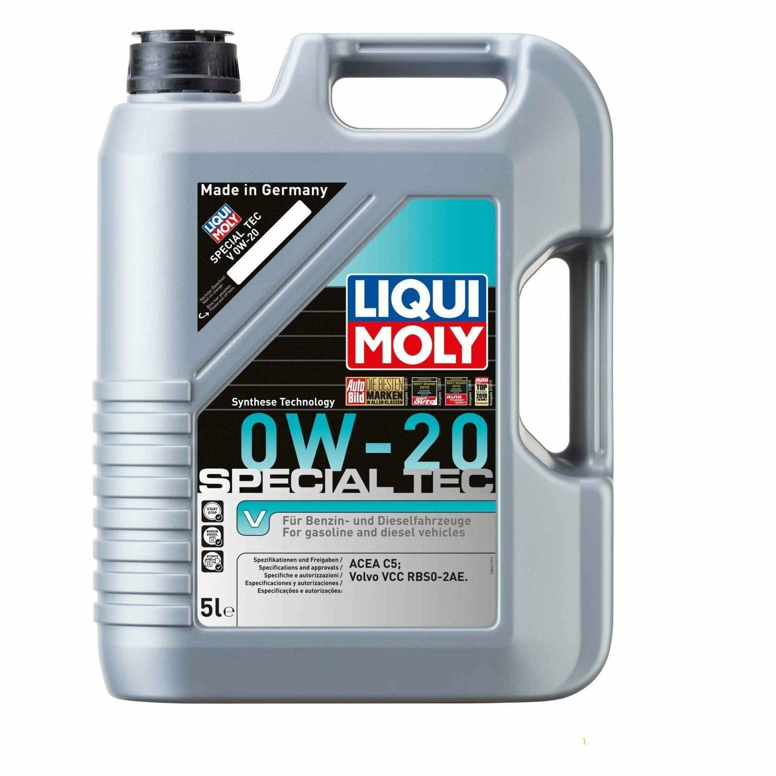 Liqui Moly Special Tec V 0W20 Volvo Engine Oil ACEA C5 VCC RBS0-2AE 20 ...
