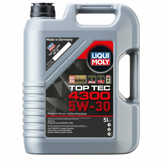 Liqui Moly Top Tec 4300 5W30 All-Year Engine Oil ACEA C2 2324 - World of Lubricant